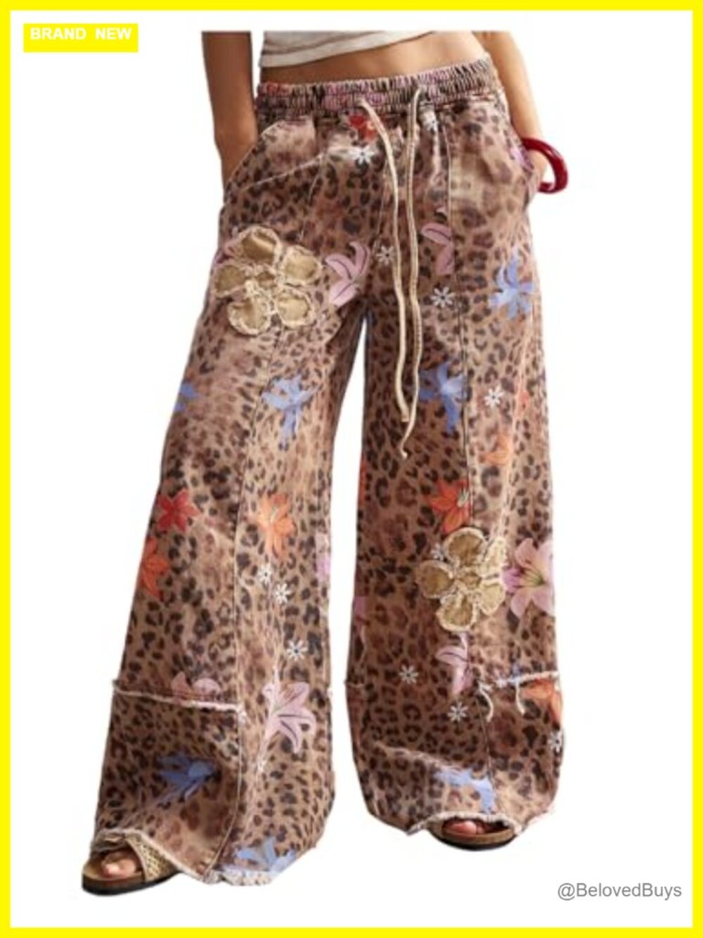 RoseSeek Soft Wide Leg Casual Pants High Waisted Y2K Streetwear Women